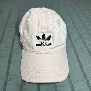 Light pink adidas baseball cap hat